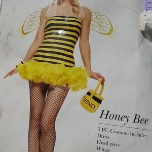 Halloween 3pc Honey Bee women costume s Small